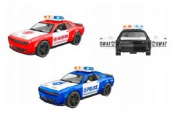 VÉHICULE DE POLICE À FRICTION AVEC EFFETS LUMINEUX ET SONORES 7,5